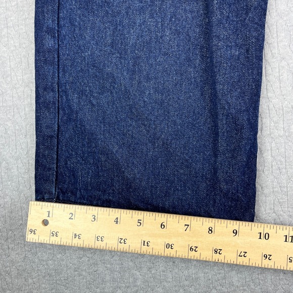 Zara Baggy Wide Leg Dress Jeans Women 0(21X25 1/2) high-rise Dark Wash hip-hop - Picture 7 of 9